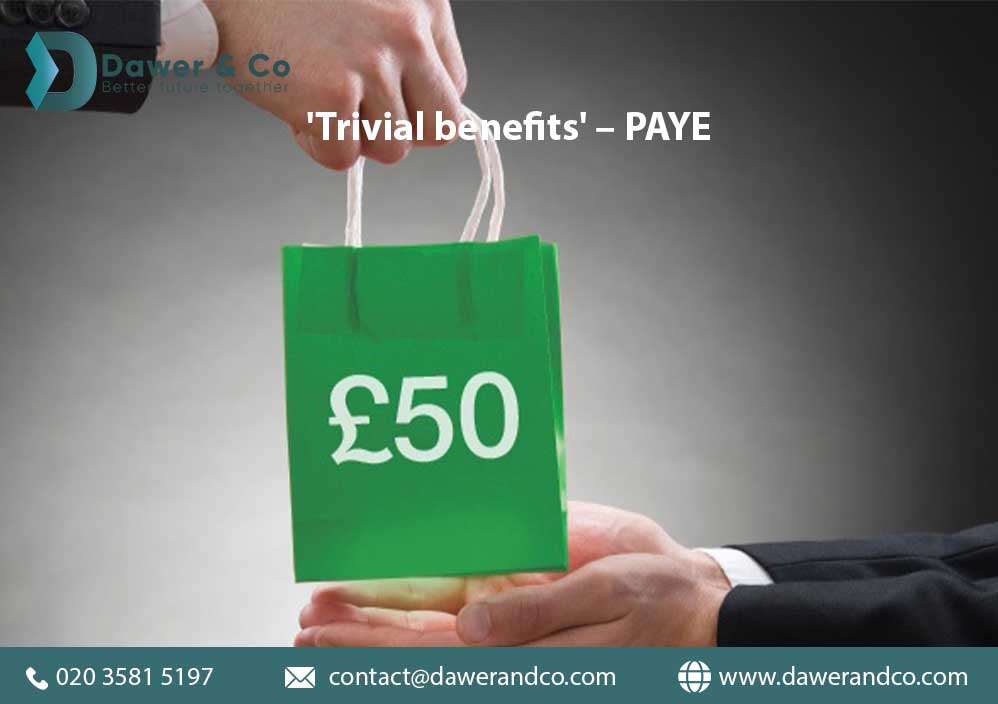 'Trivial benefits' – PAYE