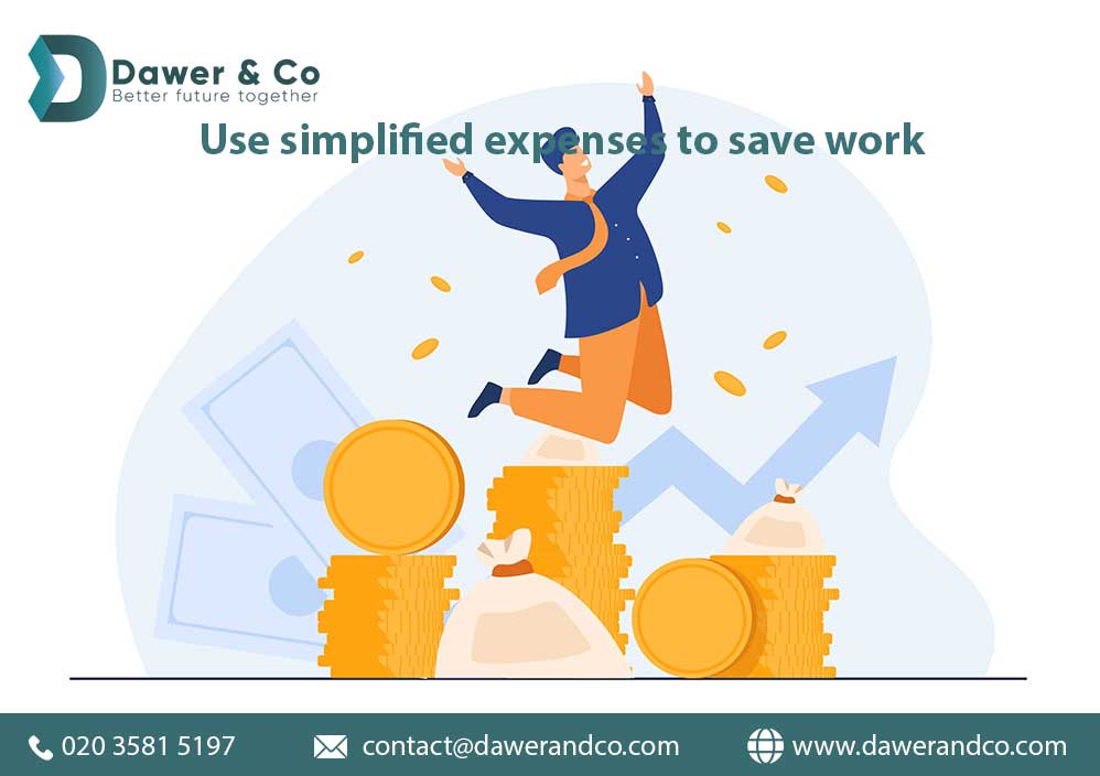 Use simplified expenses to save work